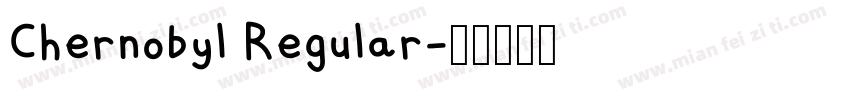 Chernobyl Regular字体转换